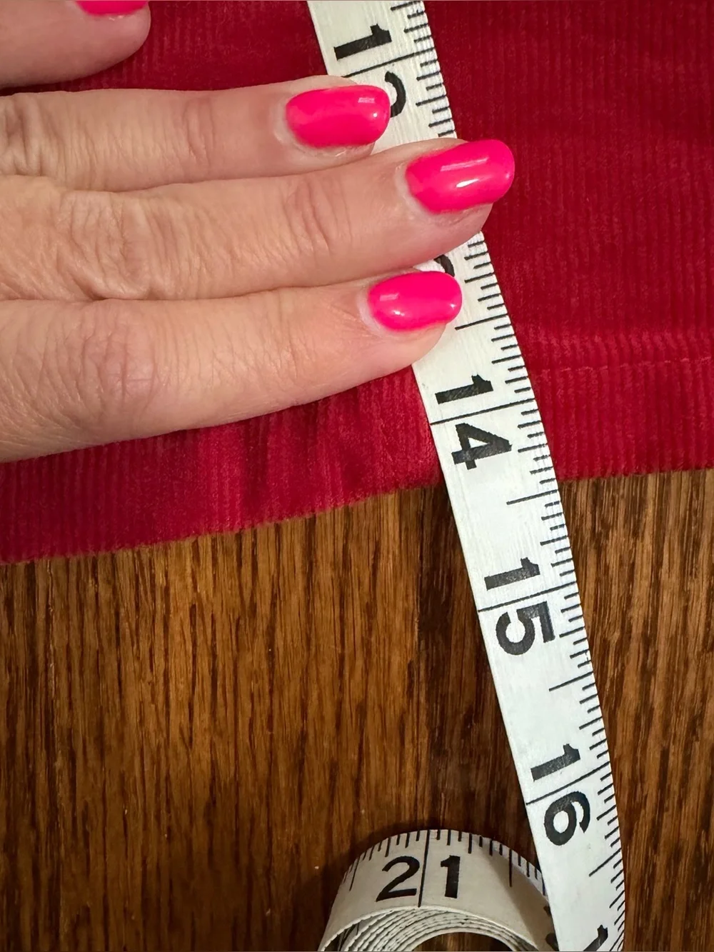 Forever 21 Red Corduroy Mini Skirt Size Small